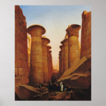 The Great Temple of Amun at Karnak Poster