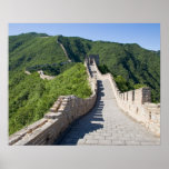The Great Wall of China in Beijing, China Poster