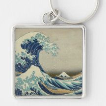 The Great Wave Keychains