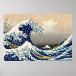 The great wave of Kanagawa posters