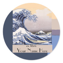 The Great Wave off Kanagawa Bookplate