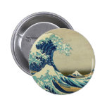 The Great Wave off Kanagawa by Katsushika Hokusai Pin