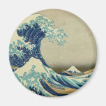 The Great Wave off Kanagawa by Katsushika Hokusai Fridge Magnet