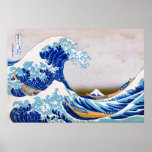 The Great Wave off Kanagawa, Hokusai posters