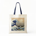 The Great Wave Off Kanagawa Tote Canvas Bags