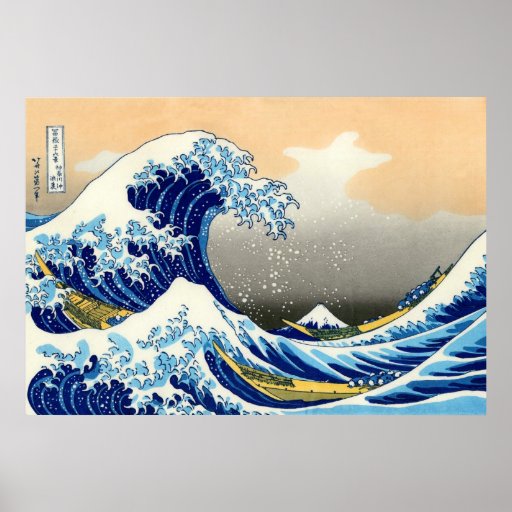 The Great Wave Poster