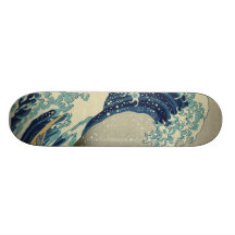 The Great Wave Skate Board Deck
