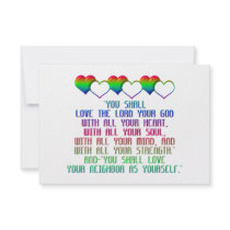 The Greatest Commandment Announcement
