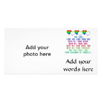 The Greatest Commandment Personalized Photo Card