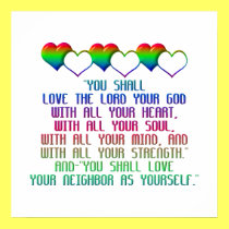 The Greatest Commandment posters