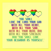The Greatest Commandment posters
