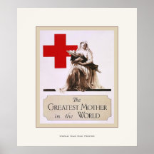 The Greatest Mother in the World ~ Vintage Nurse Print