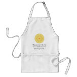 The greatest oak was once a little nut who held... aprons