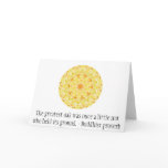 The greatest oak was once a little nut who held... cards