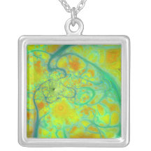 The Green Earth – Teal & Gold Tides Custom Jewelry