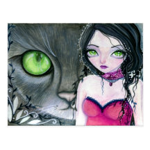 The Green Eyes - Postcard
