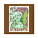 The Green Fairy Fridge Magnet