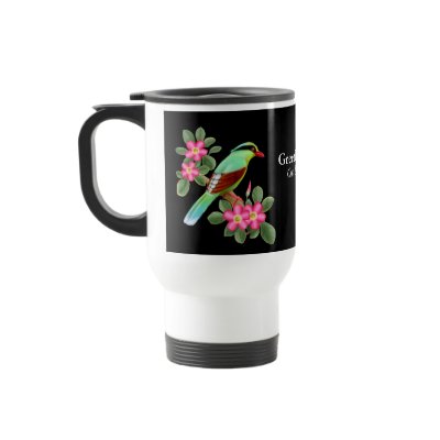 The Green Magpie Travel Mug