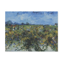 The Green Vineyard, Vincent Van Gogh Postcard