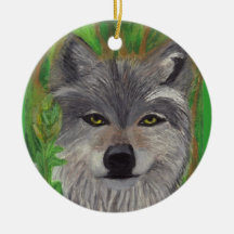 THE GREY WOLF ornament