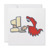the grim typer personalized invitations