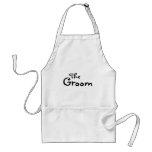 The Groom Black Apron