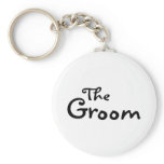 The Groom (Black) Keychain