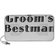 The Grooms Bestman Notebook Speakers