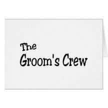 The Grooms Crew (Black) Card