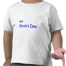 The Grooms Crew (Blue and Black) Shirt