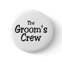 The Grooms Crew buttons
