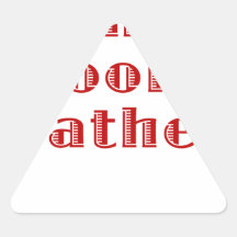 The Grooms Father Triangle Sticker