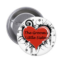 The Groom's Little Sister buttons