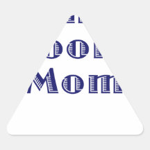 The Grooms Mum Triangle Sticker