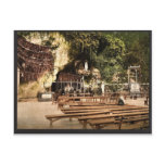 The grotto of Notre Dame, Lourdes, Pyrenees, Franc Post Card