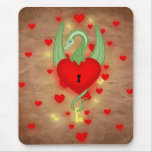 The guardian of the heart mousepads