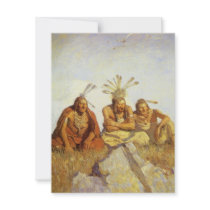 The Guardians War or Peace by NC Wyeth Personalized Invitation