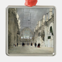 The Guildhall, Interior, from 'London As It Is', e Christmas Ornament