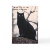 The Guilt Of My Dark Deed... Greeting Cards