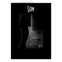 'THE GUITAR' SON'S BIRTHDAY CARD