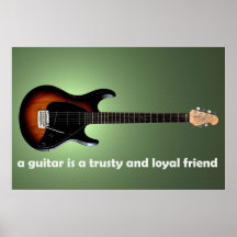 The Guitarist's Loyal Friend Poster