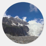 The Hailuogou Glacier, China Round Stickers
