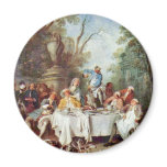 The Ham Breakfast By Lancret Nicolas (Best Quality magnets
