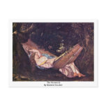 The Hammock By Gustave Courbet postcards