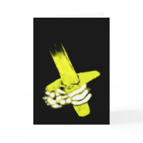 The hand that holds the broken sword... cards