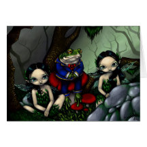 "The Handsome Frog" Greeting Card