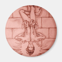 The Hanged Man Tarot Card Magnets