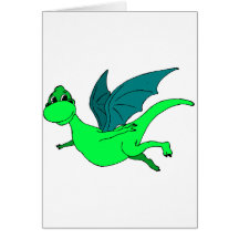 The Happy Dragon Greeting Card