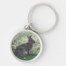 The Happy Rabbit Key Chain
