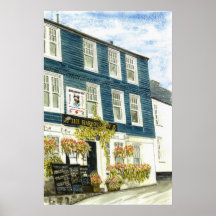 'The Harbour Inn (Padstow)' Print